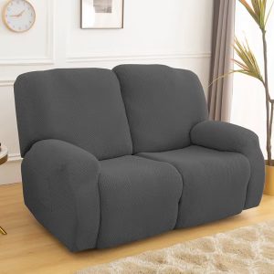 housse fauteuil Vellora Gris Anthracite