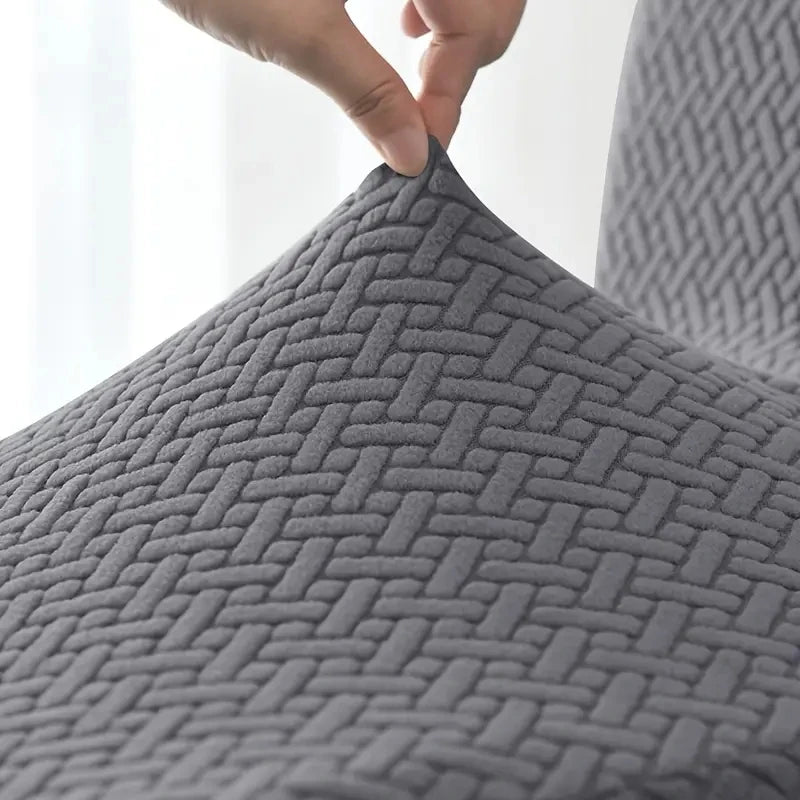 housse protectrice fauteuil gris
