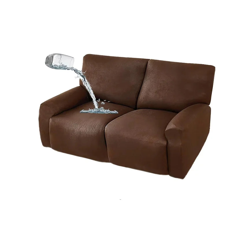 Housse marron foncé pour fauteuil