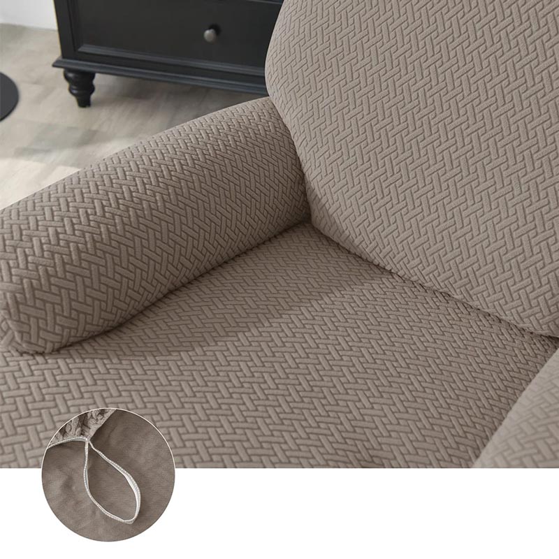 fauteuil relax habillé de kaki