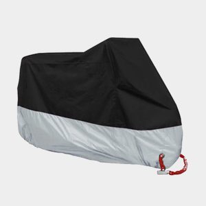 housse Pour Moto Moktra Noir et Grise