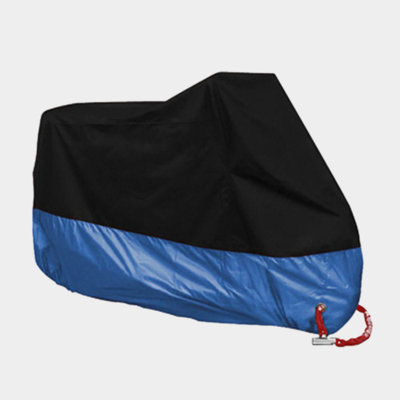 housse Pour Moto Moktra Noir et Bleu
