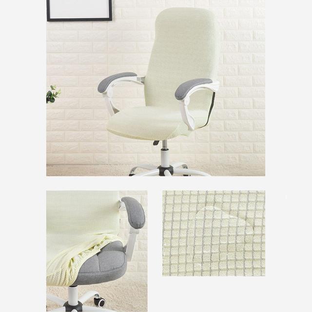 housse jacquard chaise bureau