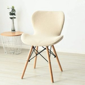 housse pour chaise scandinave blanche