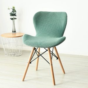 housse pour chaise scandinave vert amande