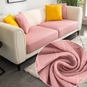 housse pour coussin d'assise de canapé rose