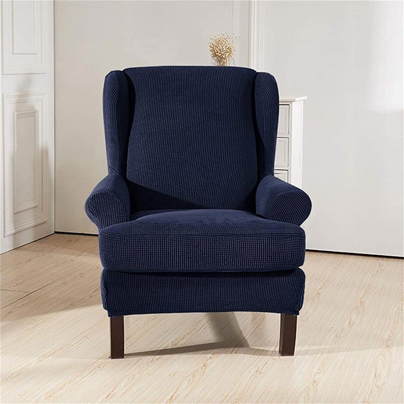 fauteuil crapaud bleu marine