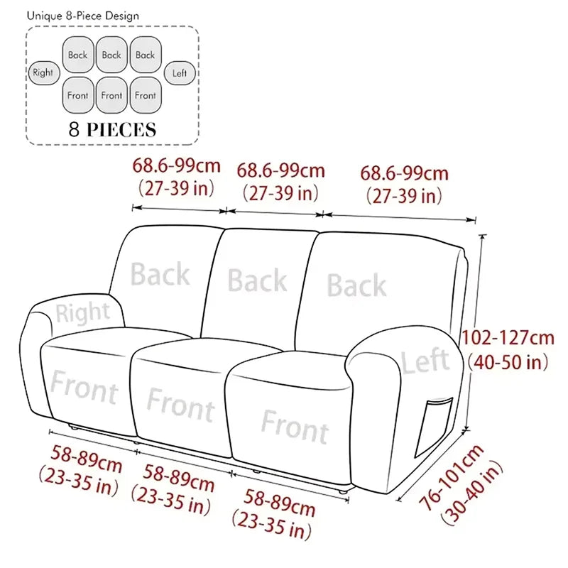 Housse Confortable pour Fauteuil
