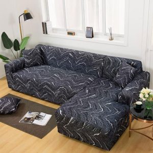 housse de canapé d'angle extensible Lara