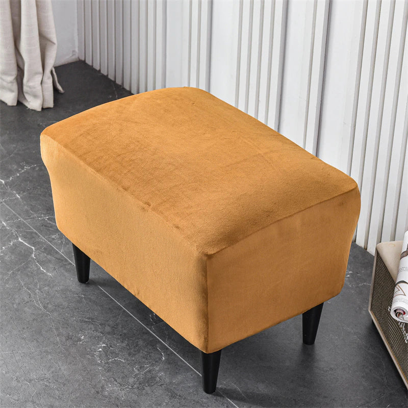 Fauteuil crapaud en velours camel