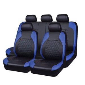 housse pour siège de voiture noir et bleu