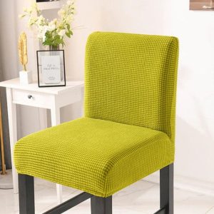 housse tabouret de bar vert anis