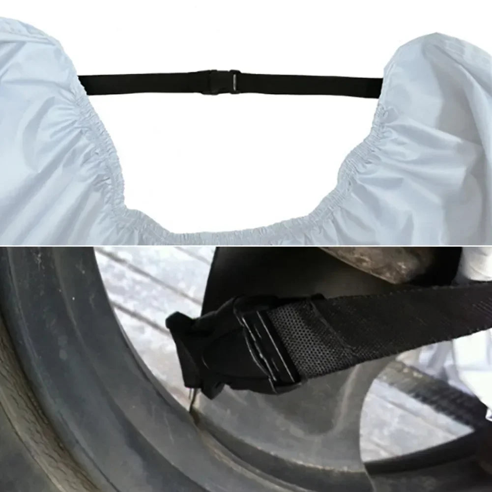 housse de moto imperméable grise