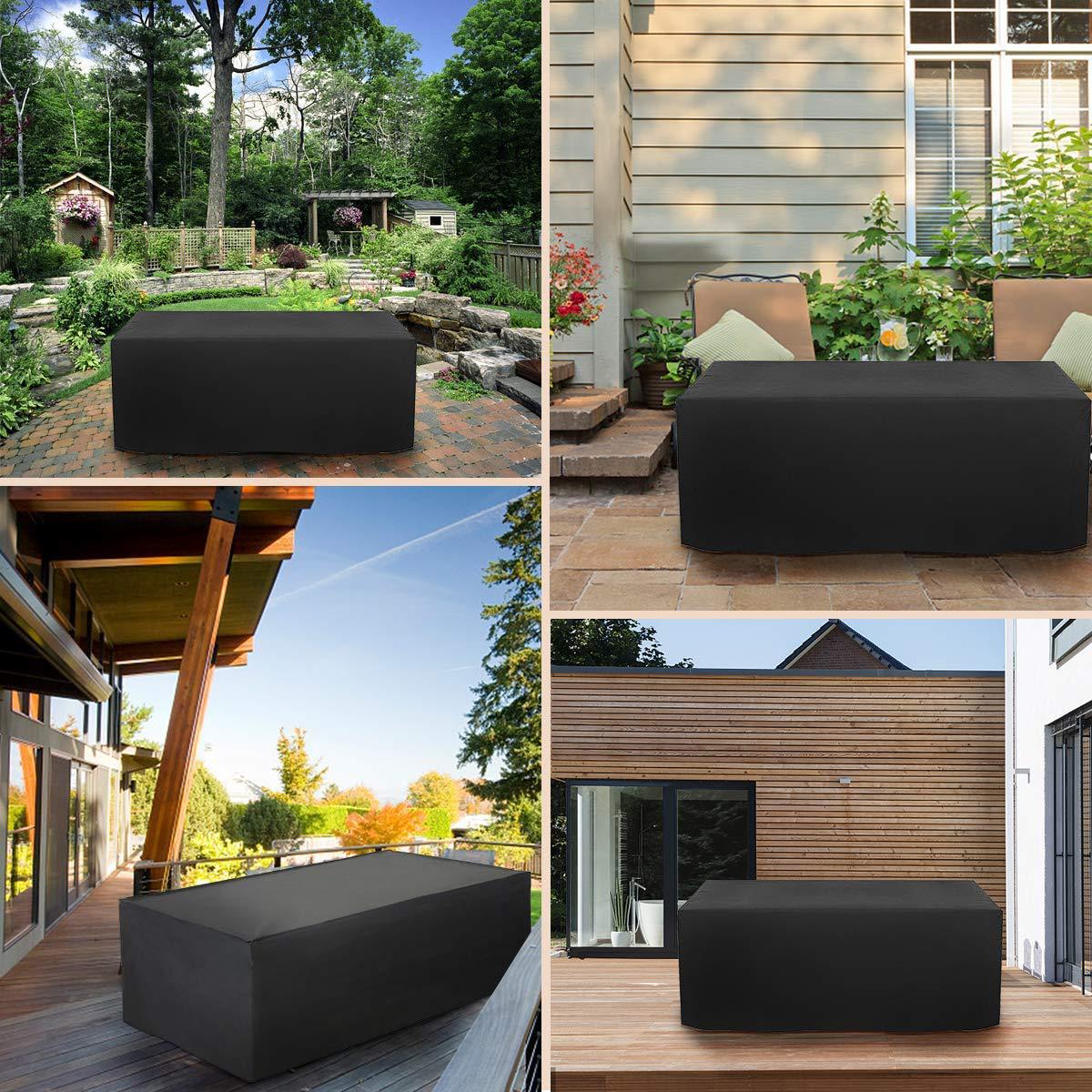 protection salon de jardin angle