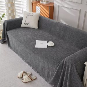 Jeté de Canapé Gris Anthracite élégant