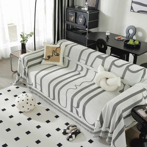 jete de canapé nubéa gris