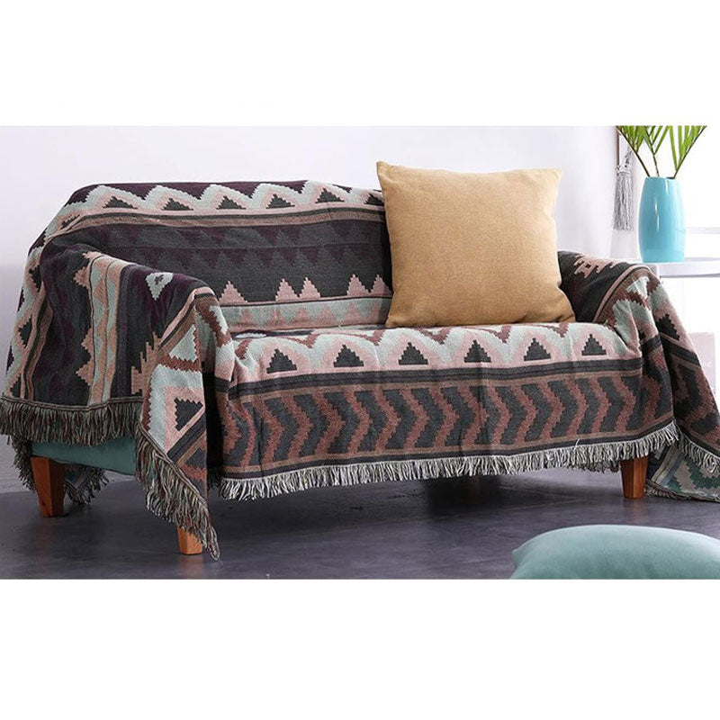 motif ethnique Jeté de Canapé