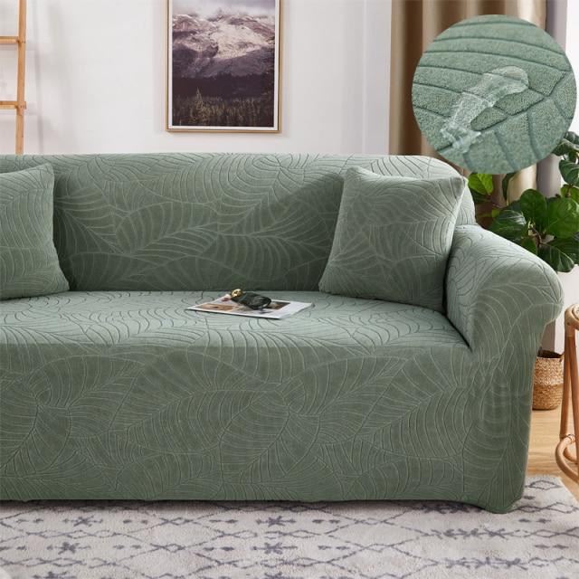 housse de canapé jacquard florale