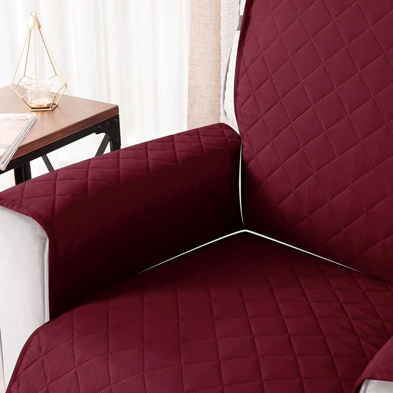 housse bordeaux pour fauteuil relax