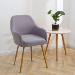 Housse de Chaise Design Scandinave Gris