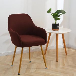 Housse de Chaise Design Scandinave Marron élégante