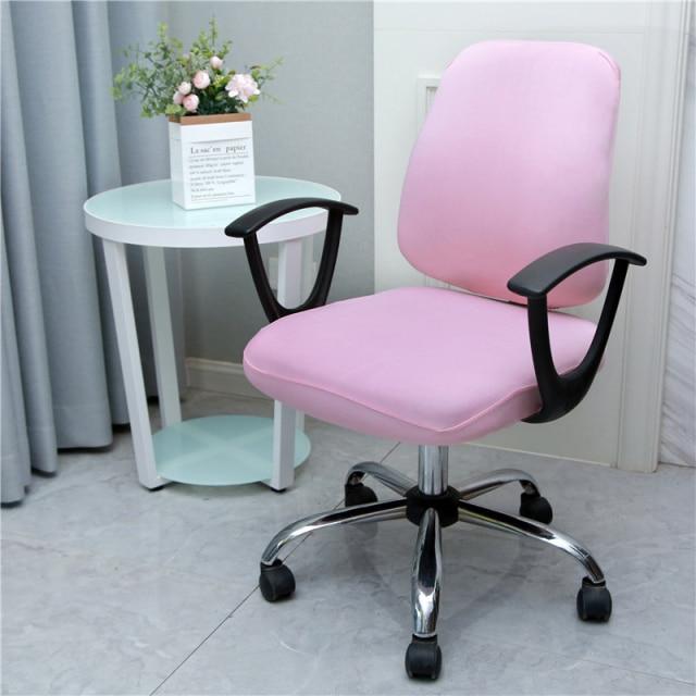 confort Housse de Chaise de Bureau Unie