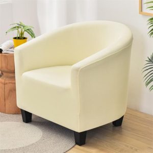 housse canapé cabriolet crème