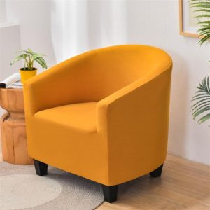 housse de fauteuil cabriolet jaune