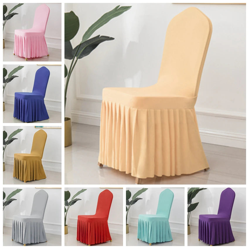 ensemble de housses de chaise vert