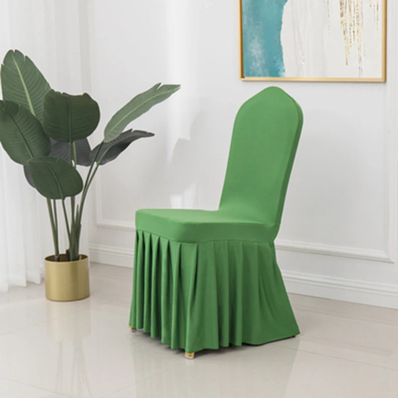 housses de chaise de mariage vert