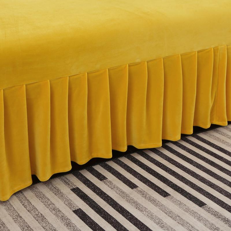 housse de canapé jaune