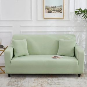 Housse de Canapé Vert Amande
