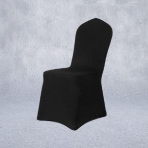 housse de chaise mariage noir