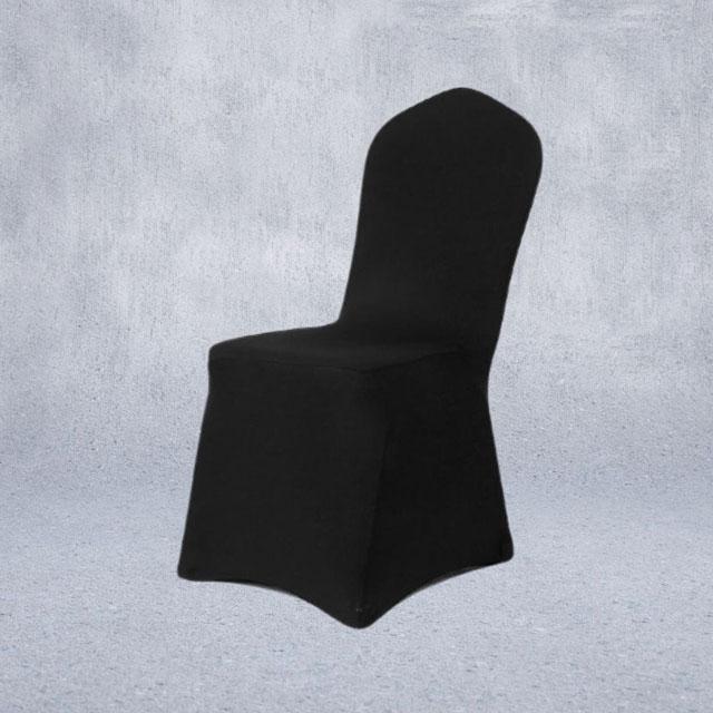 housse de chaise mariage noir