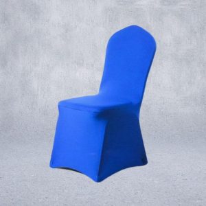 housse de chaise de mariage bleu