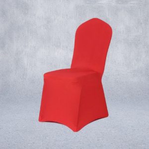 Housse de Chaise de Mariage Rouge