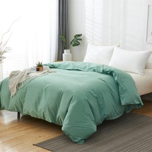housse de couette 240x260 vert