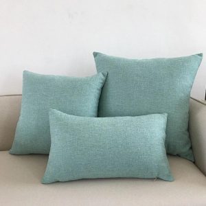 Housse de Coussin 30x50 Bleu Azur