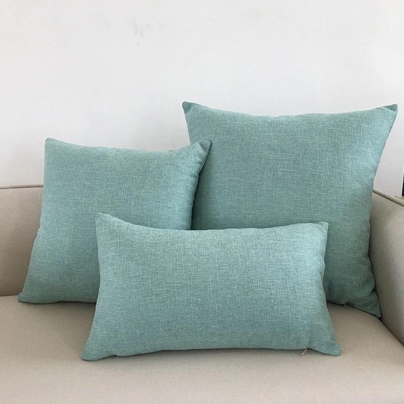 Housse de Coussin 30x50 Bleu Azur