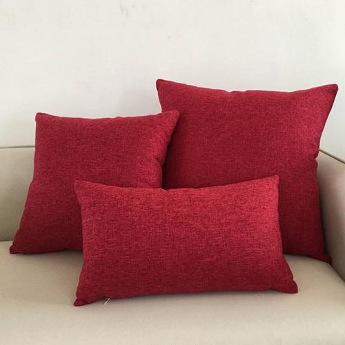 Housse de Coussin 30x50 Bordeaux
