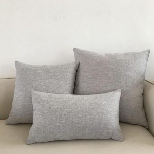 housse de coussin gris élégante