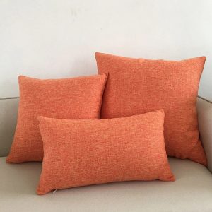 housse de coussin orange 45x45