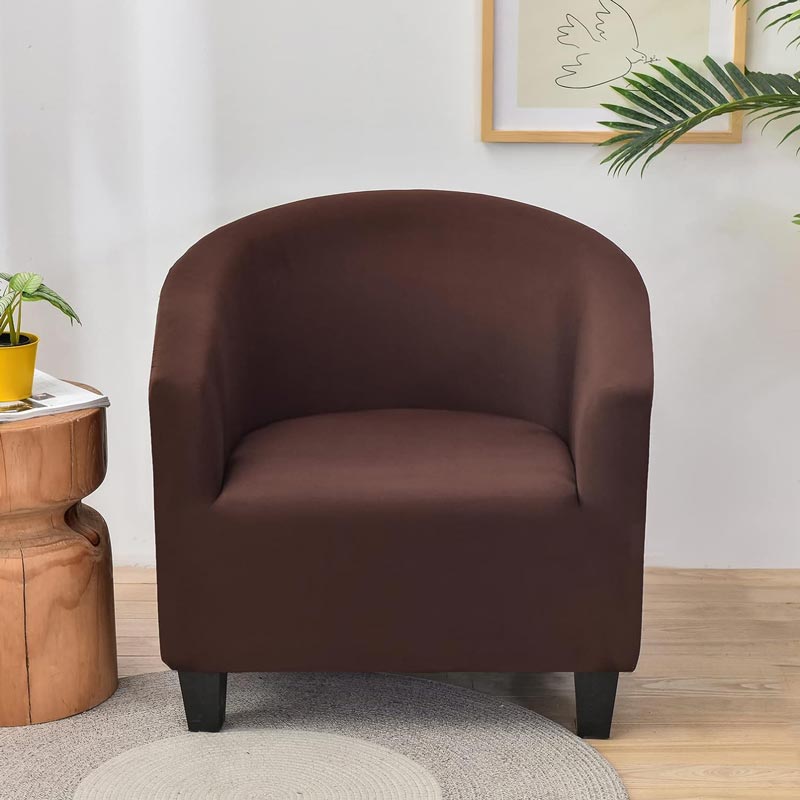 fauteuil cabriolet avec housse marron