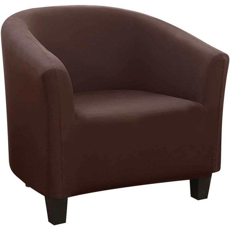 housse élégante fauteuil cabriolet marron