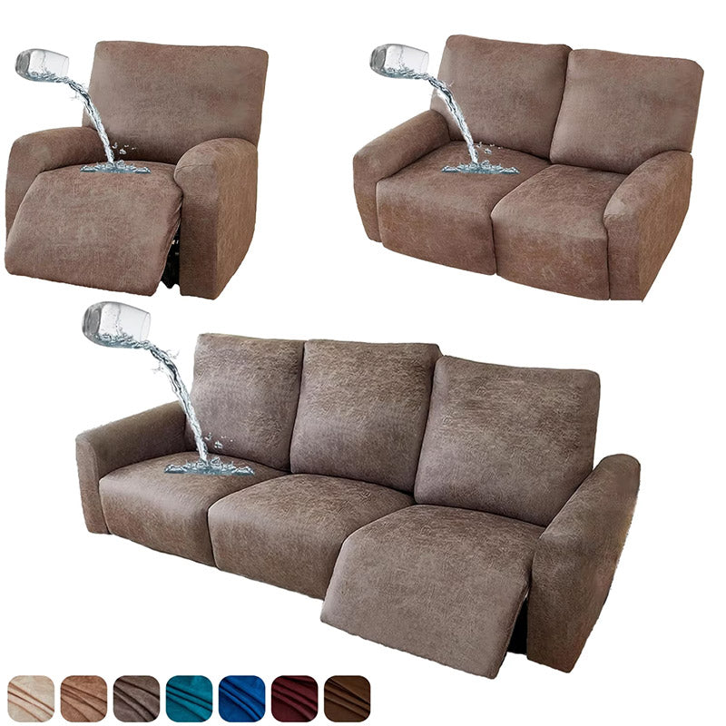 housse marron fauteuil relax