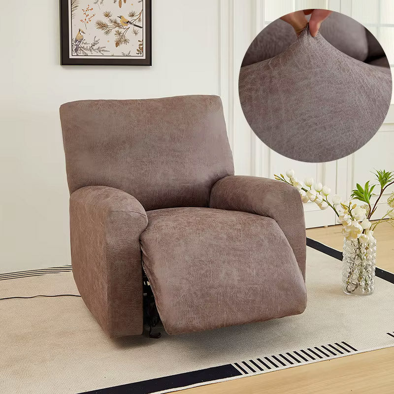 housse de fauteuil relax marron
