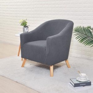 housse pour fauteuil cabriolet jacquard gris