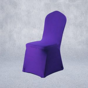 housse de chaise de mariage violette