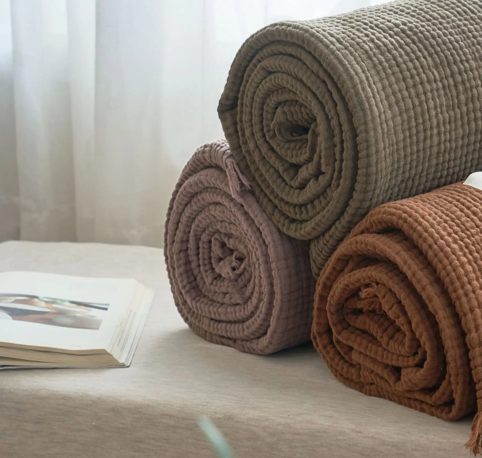 accessoire déco canapé taupe