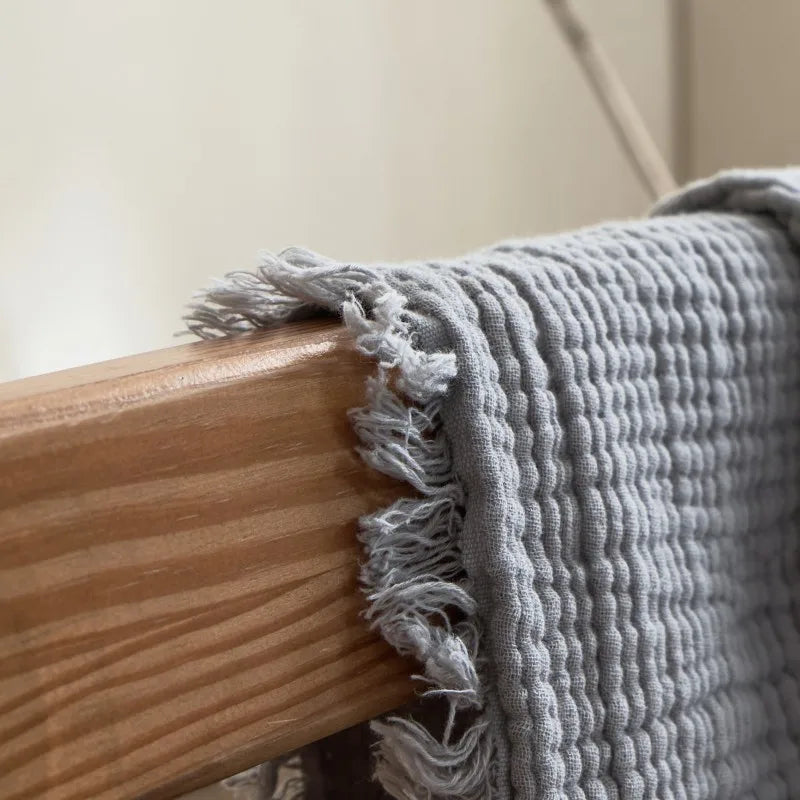 plaid doux gris clair